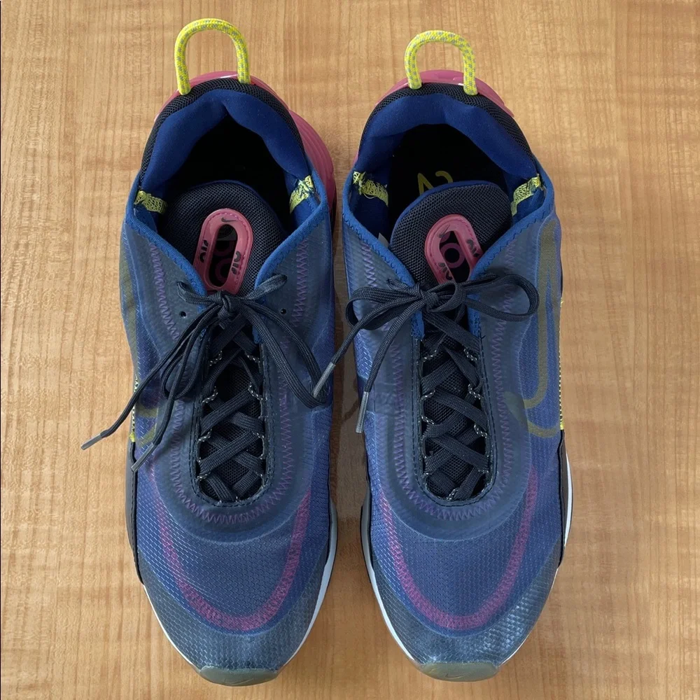Nike Air Max 2090 Women’s Blue Void Active Fuchsia Sneakers Size 11.5 Running - Picture 5 of 13